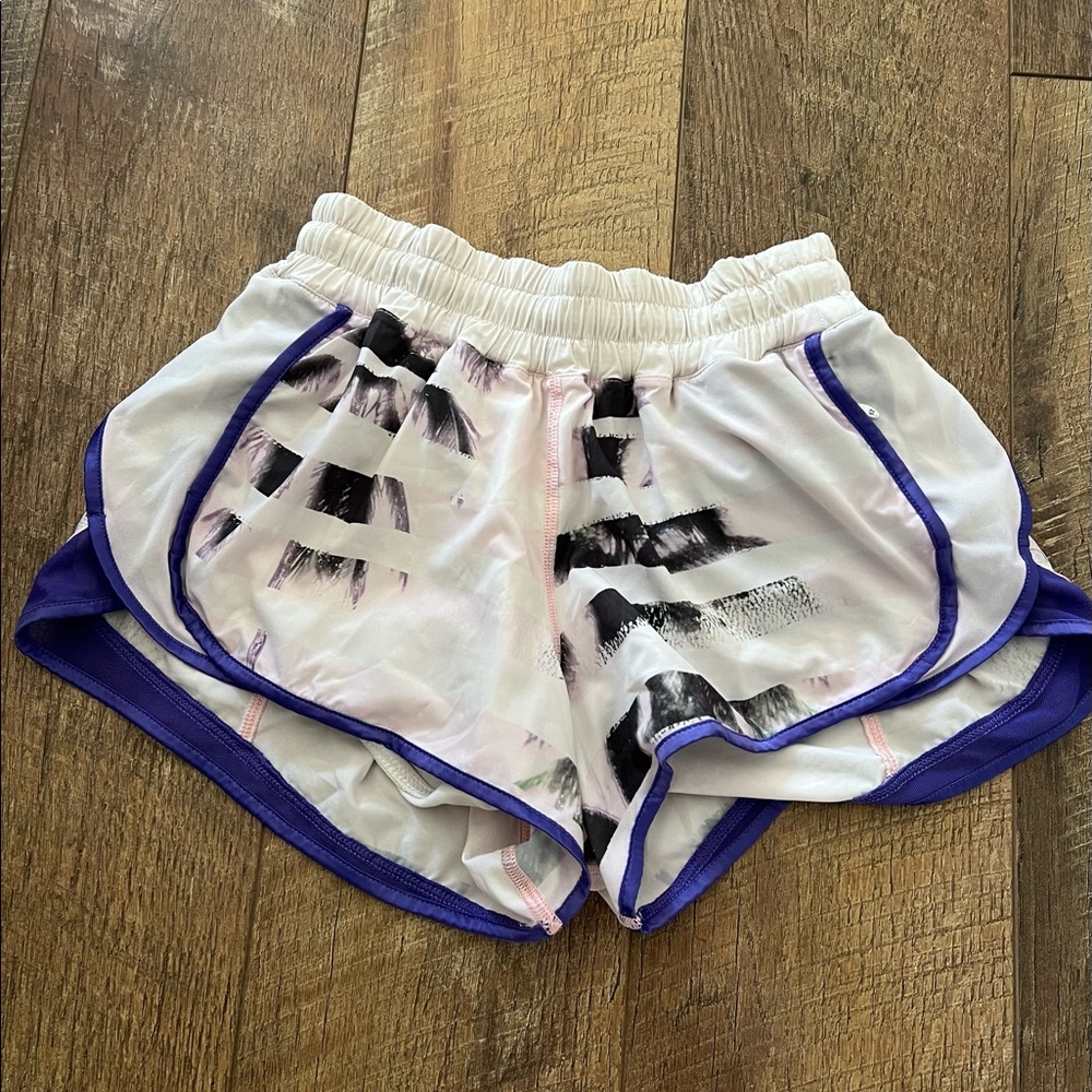 Lululemon Faded Stripe Colorful Pattern Shorts